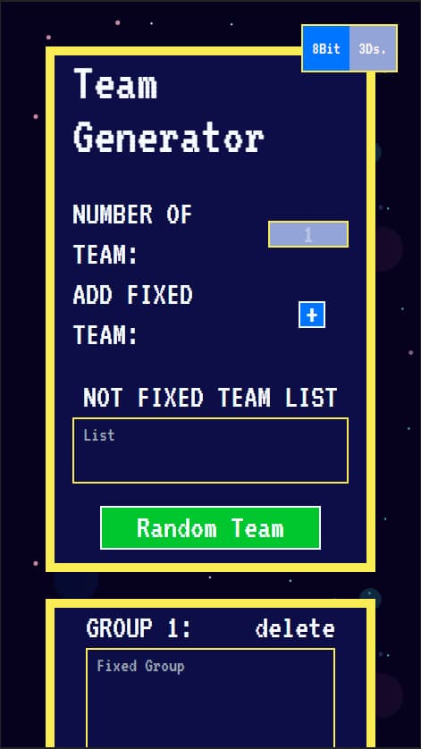 randomTeam